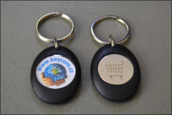 Plastová klíčenka PO-25 Coin
